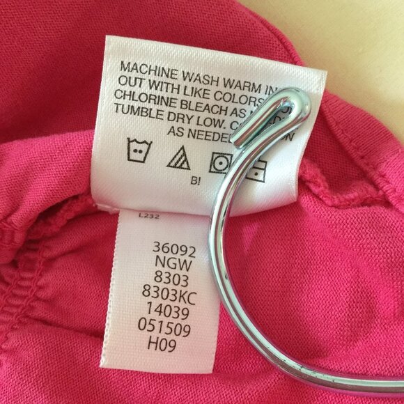 Hanna Andersson Bird Applique Pink Ruffle Top 100 - Picture 9 of 10